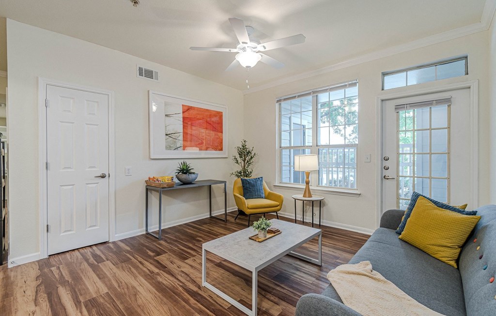 Living Room Living Room at Capitol Crossing, Texas, 78744